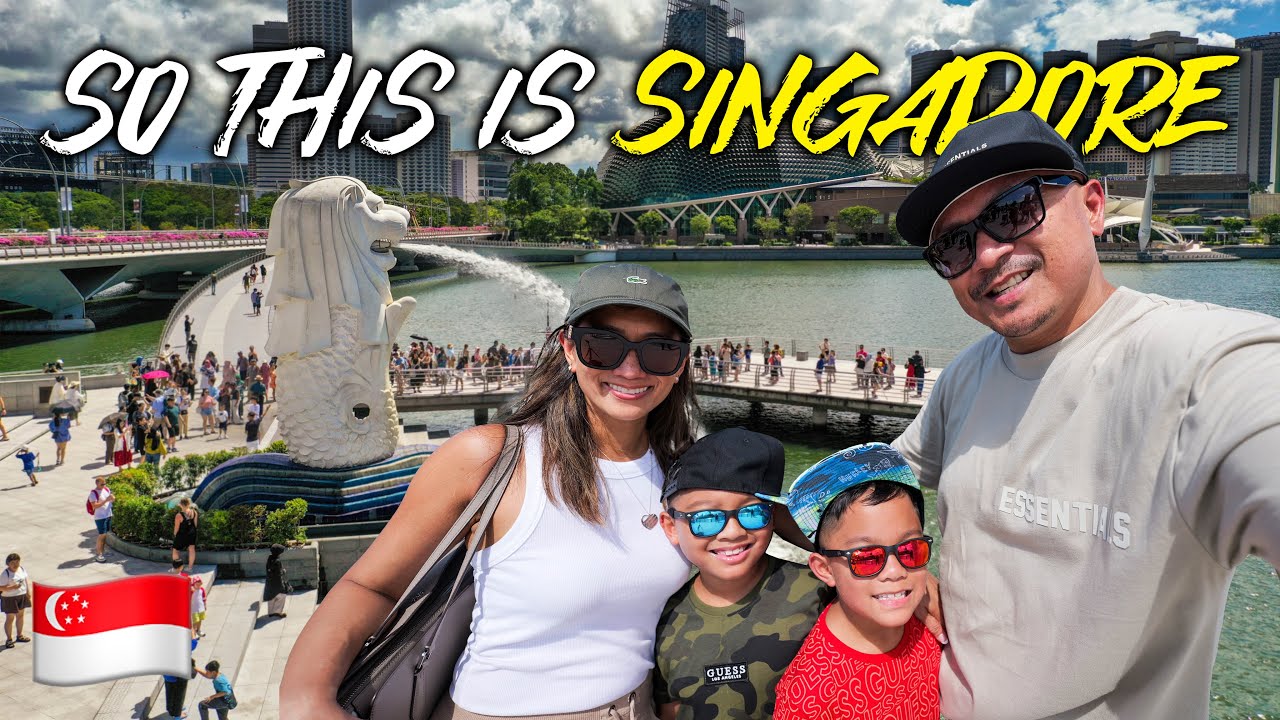 First Full Day in SINGAPORE 🇸🇬 (Merlion, Chinatown, Buddha Tooth Relic Temple, Lau Pa Sat) | VLOG 6