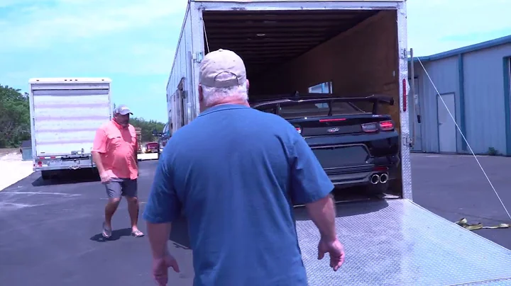 Unloading the 2024 Stage III Yenko Camaro