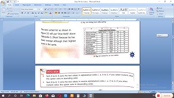 Class 7th Ch-3 (More in Excel) Part-1 [14 May 2020]