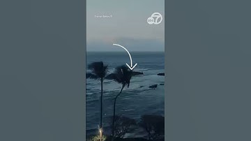 Thumbnail of Ocean levels seen changing as Tsunami Advisory in effect in Oahu after Russia earthquake