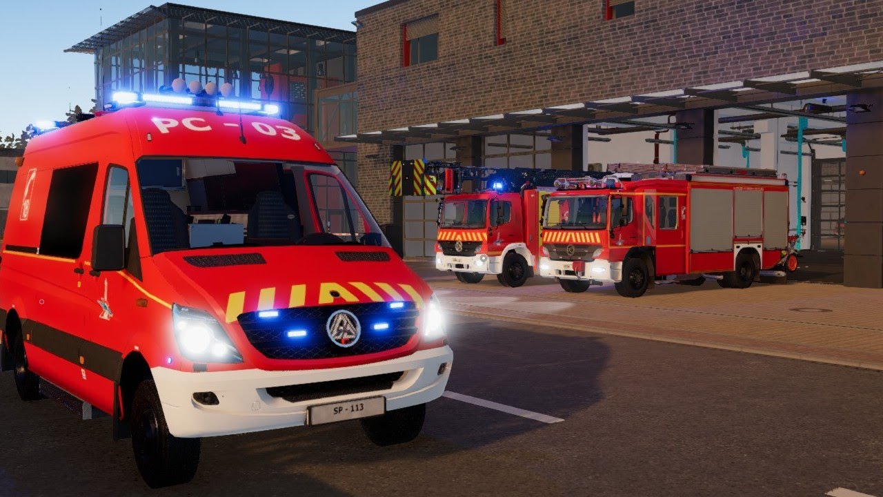 Emergency Call 112 - French Firefighters Responding!