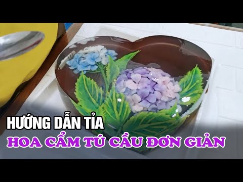 Video Hướng Dẫn Tỉa Hoa Cẩm Tú Cầu Thạch 3D Hoa Trang ❤ 3D... - youtube
