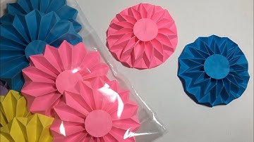 Fancy Fold Rosettes TUTORIAL | New Way | No Embossing folder or dies needed 💕