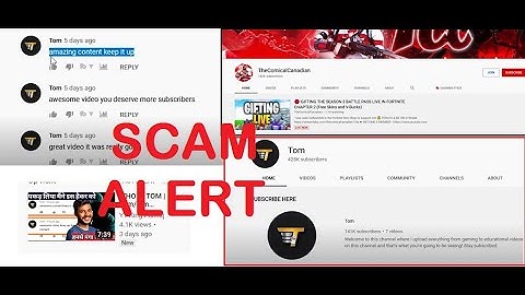 YouTube Channel Hack Or Delete Spam Message By Tom/Tedd/Tim/Tem Watch This Video: Hackers