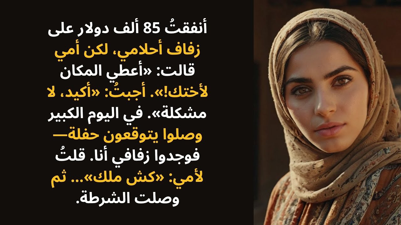 أنفقتُ 85 ألف دولار، لكن أمي قالت: «أعطي القاعة لأختك» — قلتُ: «حسنًا»، ثم وجدوا زفافي أنا.