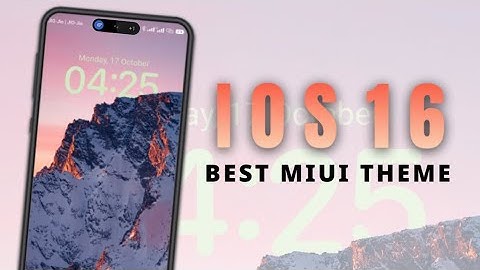 iOS 16 Miui Theme | Fully iOS 16 System Ui in Any Xiaomi Redmi & Poco Devices!!