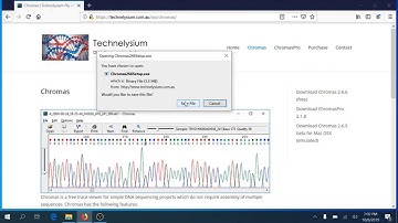 Sequence Analysis Protocol - Download Software - Chromas PC