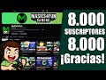 ¡8 000 gamers en la familia Masies4Fun! 🎮 Gracias por el apoyo