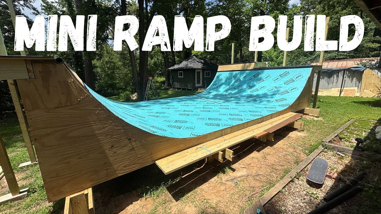 Louisiana Boys build a backyard mini ramp