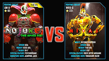 REAL STEEL WRB Final No Joke VS Midas Gold New Robots UPDATE (Живая сталь)