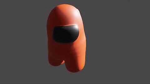 among us 3d animation in blender 2.91