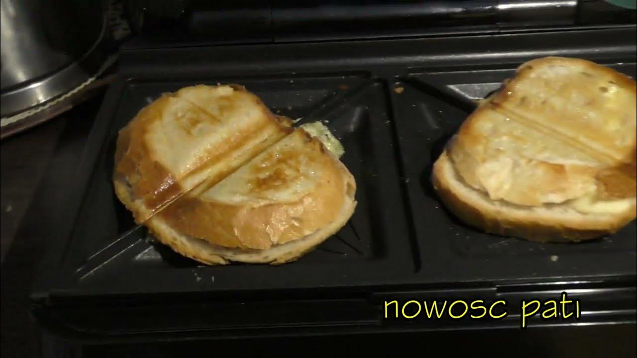 DeLonghi SW12B.BK MultiGrill Easy tosty do kanapek unboxing Opiekacz sandwich grill test - gofrownica YouTube