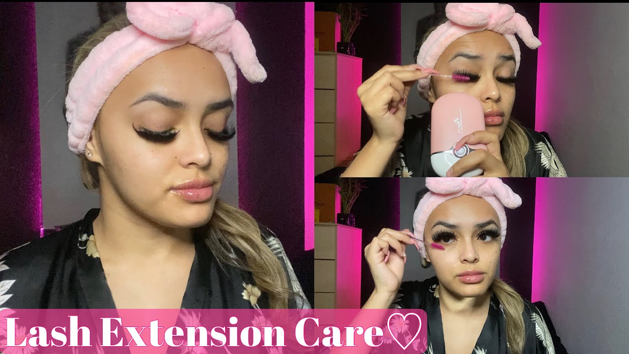 HOW I WASH MY FACE WITH LASH EXTENSIONS + HOW I WASH MY EYELASH