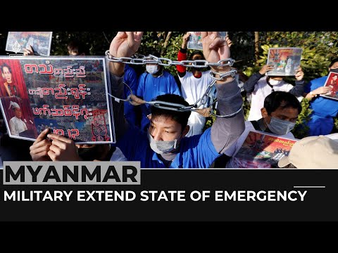 Myanmar military rulers extend state of emergency by six months