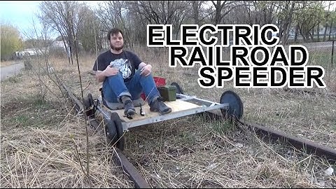 Building a Motorized Rail Cart for Abandoned Tracks
