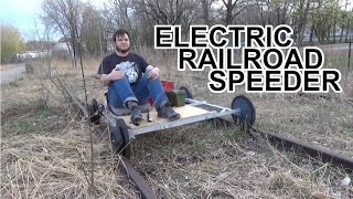 Building a Motorized Rail Cart for Abandoned Tracks