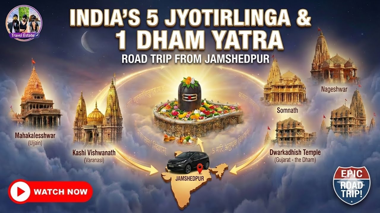Jyotirling Yatra by Car- DAY 1 | Jamshedpur to Ujjain Road Trip | 753 KM Drive