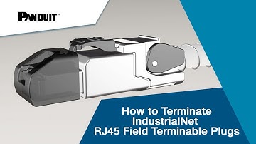 How to Terminate IndustrialNet RJ45 Field Terminable Plugs