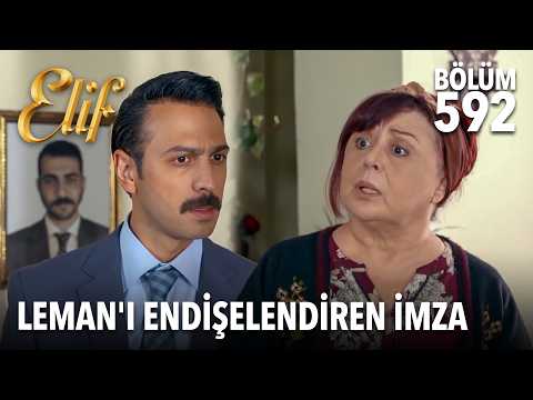 Leman'ın yüreğine inen haber | Elif 592. Bölüm