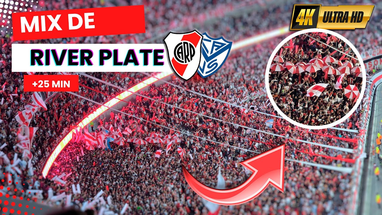 Mix de Canciones de River vs Vélez | EL ALIENTO MONUMENTAL🔥🎶