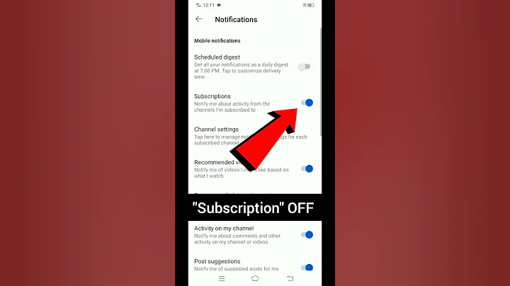 How To Off Subscription In Youtube || 2025 Trick || 6th || #youtubeshorts #subscription #shorts