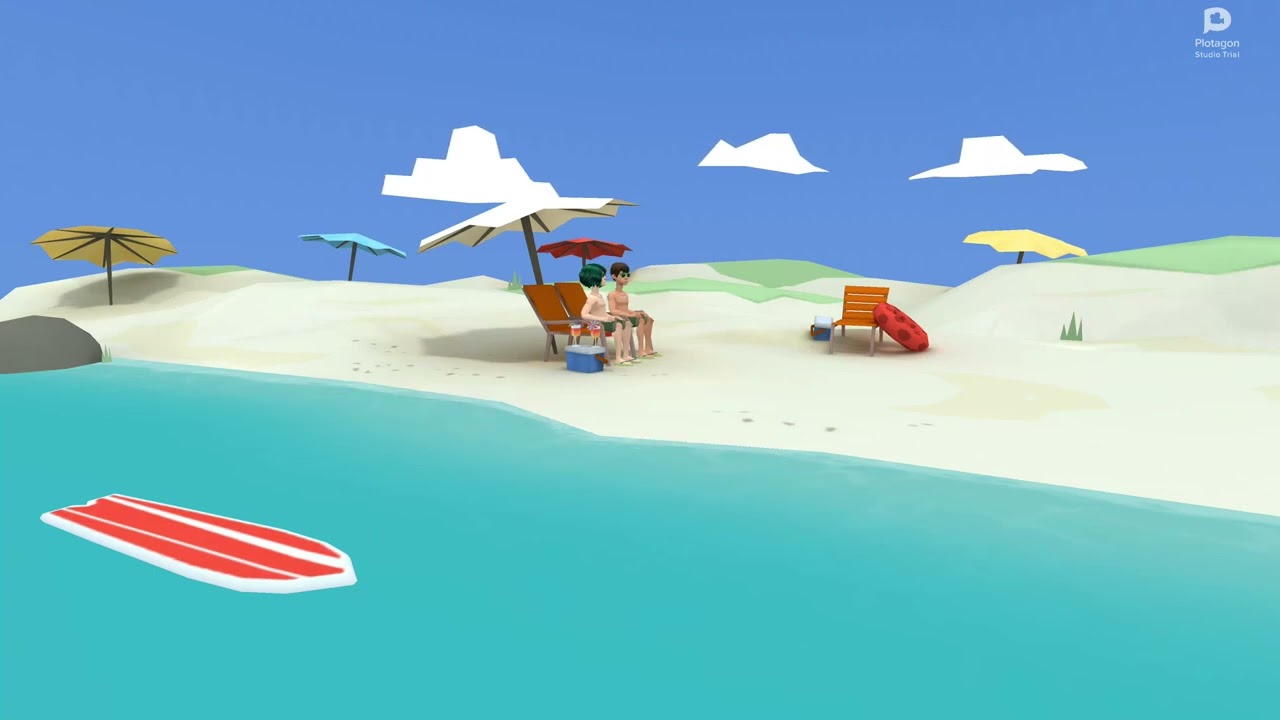 Lyserg Diethel & Benjamin Kirby Tennyson High-5 At Beach