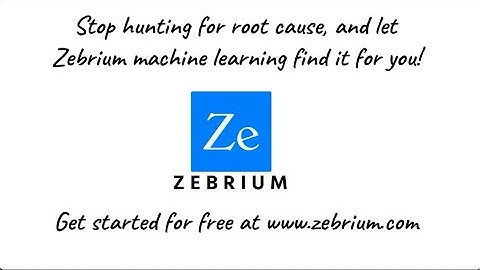 What is Zebrium