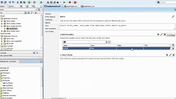Tutorial ADF 9 - Crear Servicios de Negocios de Solo Lectura, Fragmentos de Paginas y Regiones.wmv