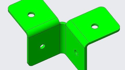 Learn how to create sheetmetal bending part in Creo - sheetmetal design 11