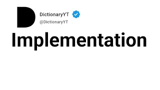 Implementation Significado En Español