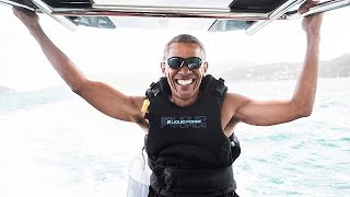 Obama and Branson enjoy watersports on the British Virgin Islands screenshot 3