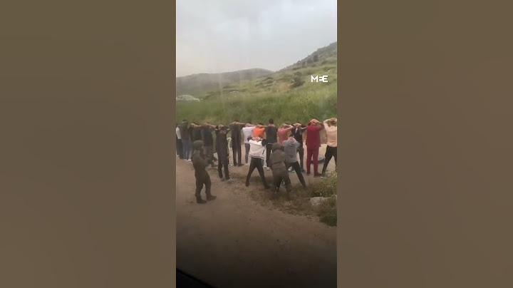 Palestinians harassed by Israeli police during raid in the West Bank city of Nablus