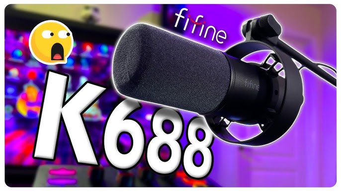 Tech Review - XLR/USB Dynamic Microphone FIFINE K688 - TECHTELEGRAPH