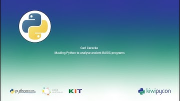 Mauling Python to analyse ancient BASIC programs by Carl Cerecke