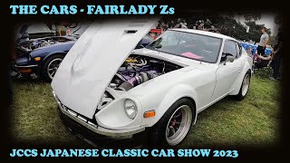 DATSUN FAIRLADY Zs AT THE JCCS JAPANESE CLASSIC CAR SHOW 2023