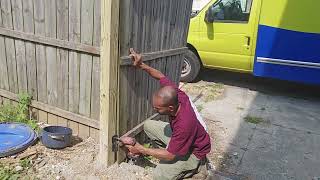 How to install heavy door or gate
