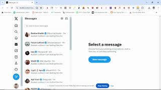 Free X-Twitter Mass Messages Cleaner 2024. Simple Demo. Link in Description