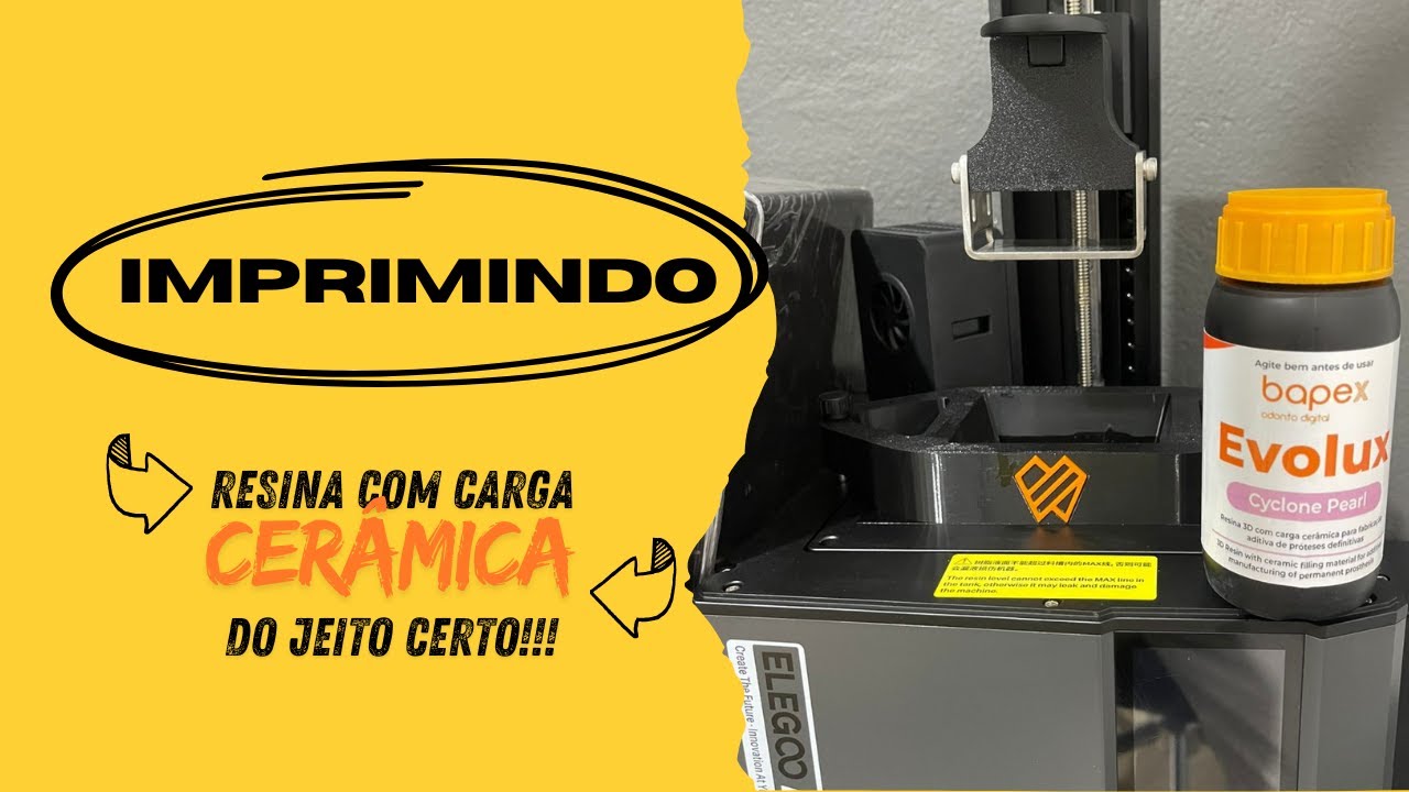 IMPRESSÃO COM RESINA CARGA CERÂMICA TUDO O QUE VOCÊ PRECISA SABER !!!!!!!