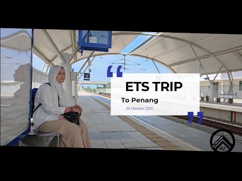 Pengalaman naik train ETS  KTM (KL Sentral - Parit Buntar) | #VLOG 05