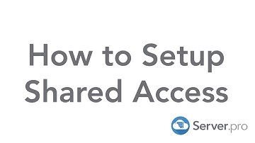 How to Setup Shared Access - Server.pro (Premium Only)