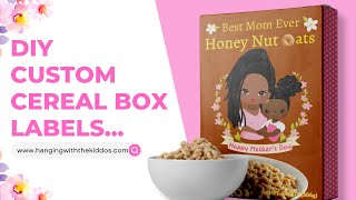 How to Make Custom Cereal Boxes|Creative Mothers Day Gift Ideas