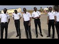 Ghana police Air division First patrol with the Ghana Air force GHF690 CUPINE2