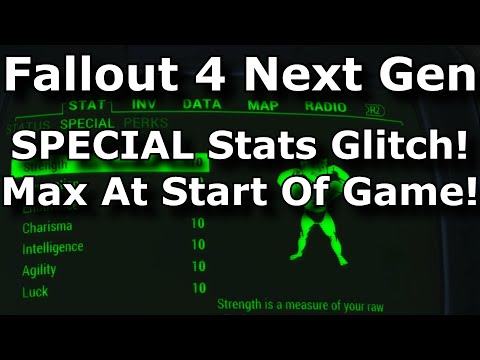 Fallout 4 Next Gen - Max SPECIAL Stats Glitch! Early Game Special Book Duplication Glitch! (2024)