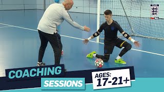 Part 1 - Tony Elliott: Futsal Goalkeeper Techniques | FA Learning Coaching Session