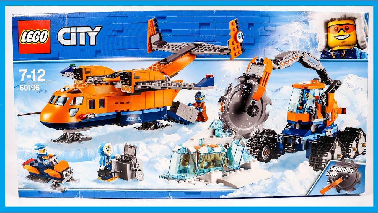 LEGO 60196 Arctic Supply Plane Speed Build - YouTube