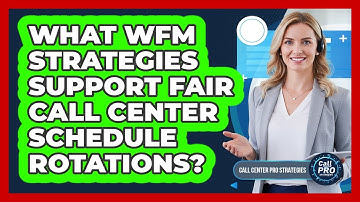 What WFM Strategies Support Fair Call Center Schedule Rotations?