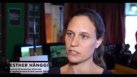 Interview with Esther Hänggi, Lecturer & Researcher, HSLU
