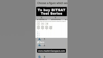 BITSAT Logical Reasoning Q28| BITSAT Test Series by Masterclass Space| Logical Reasoning BITSAT