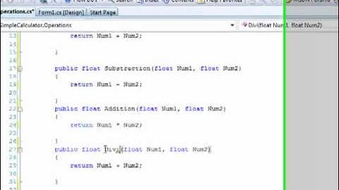 Creating a Simple Calculator in Visual Studio with C# Part 1