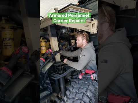 Armored Personnel Carrier Repairs. #lawenforcement #armoredvehicle #bulletproof #repair #tactical